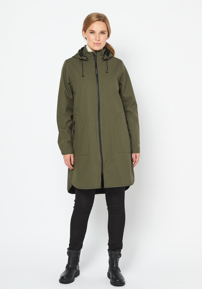 Ilse Jacobsen | Raincoat Rain128- Army Green