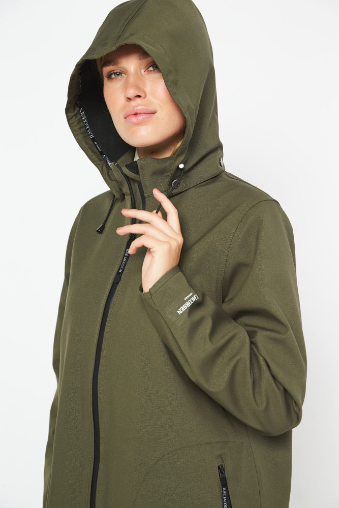 Ilse Jacobsen Rain128 Coat , Army Green
