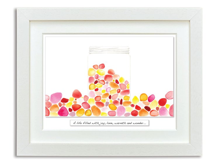 Rita Oates Artist | Jar of Joy Frame