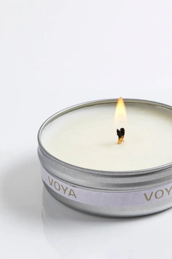 VOYA Lavender, Rose & Camomile Mini Scented Candle