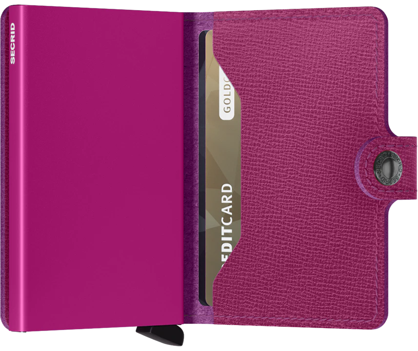 Secrid Miniwallet Crisple , Fuchsia