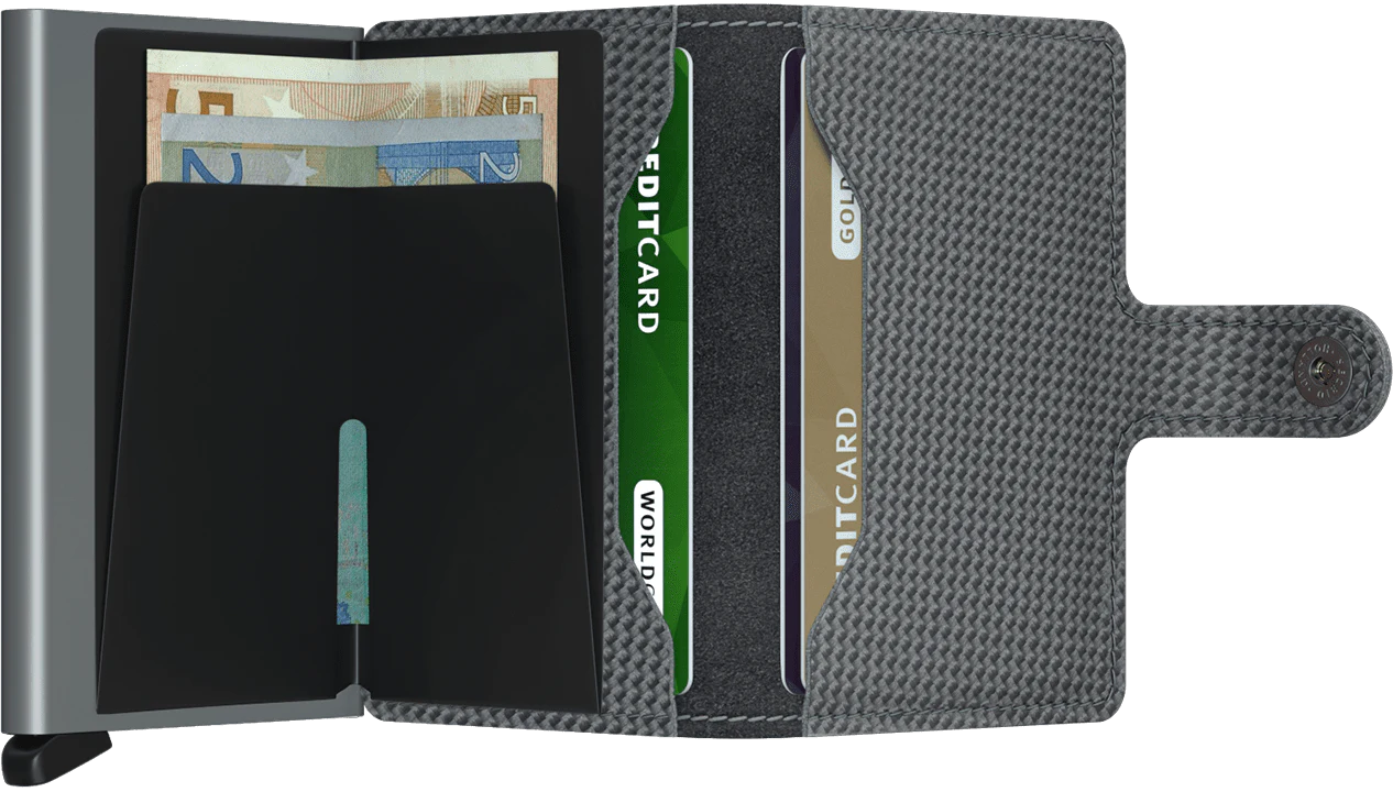 Secrid Miniwallet Carbon , Cool Grey