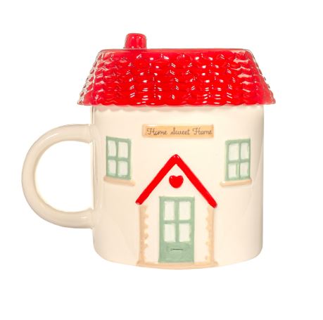 Sass & Belle House Shaped Mug with Lid