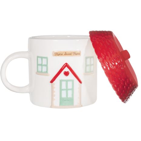Sass & Belle House Shaped Mug with Lid