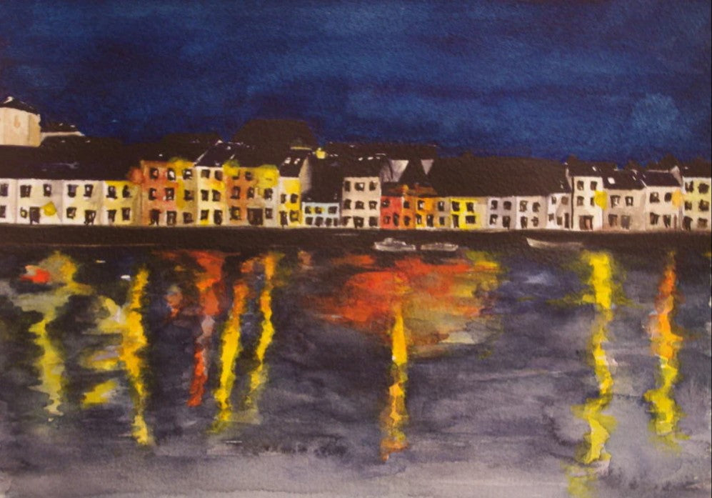 Fiona Concannon | Night Lights - The Long Walk - Unframed