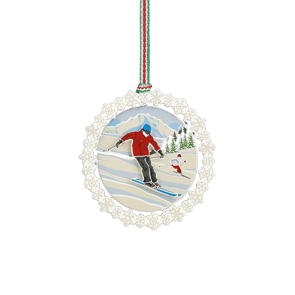 Newbridge Silverware | On The Piste Christmas Decoration