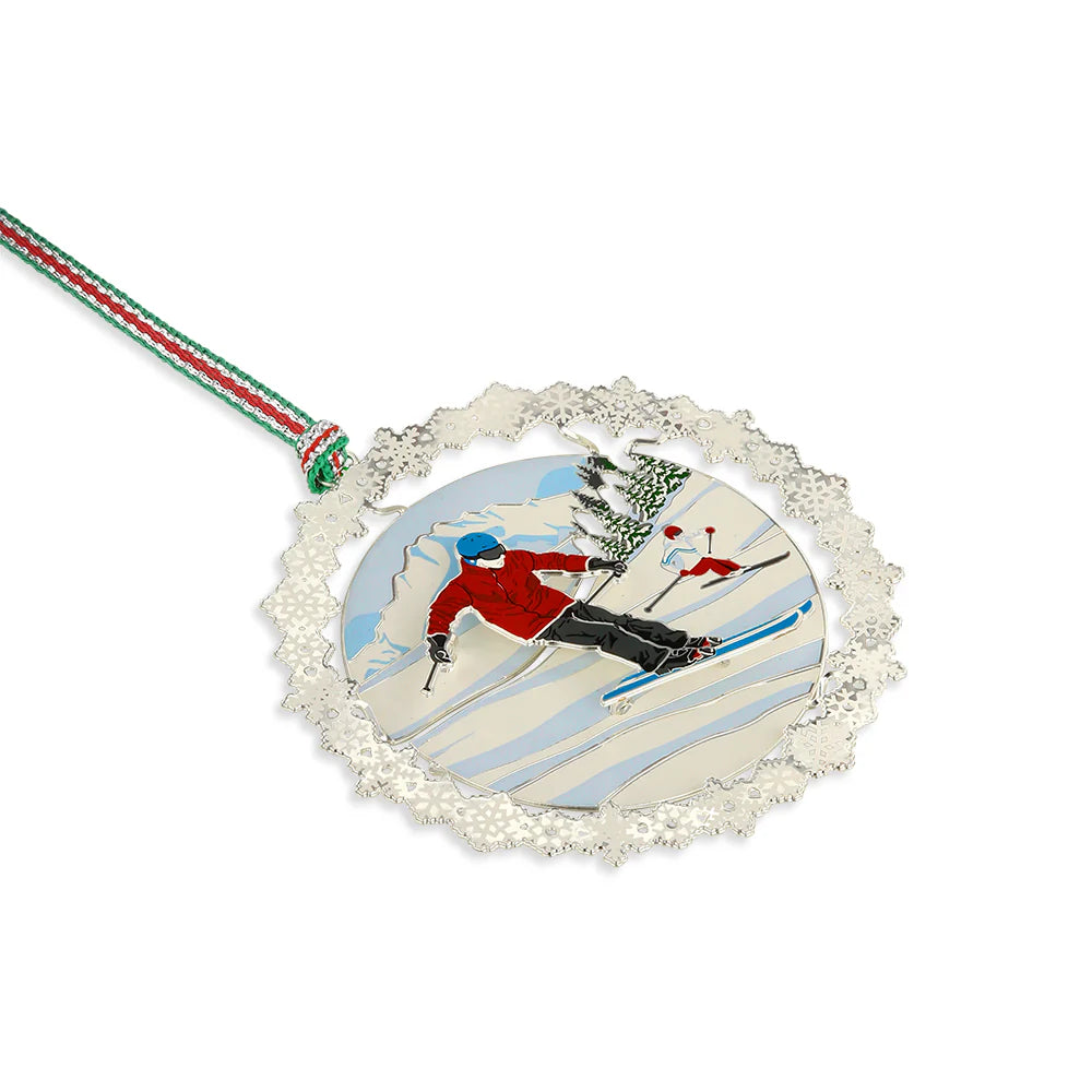 Newbridge Silverware | On The Piste Christmas Decoration