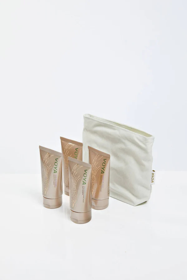 VOYA Organic Voyager Body & Hair Travel Set