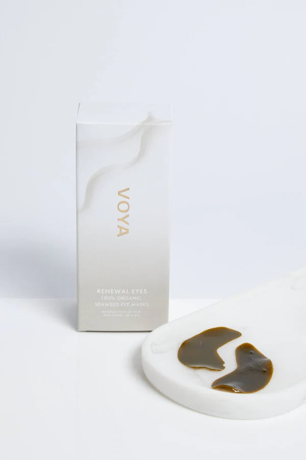 VOYA Renewal Eyes 100% Organic Seaweed Eye Masks