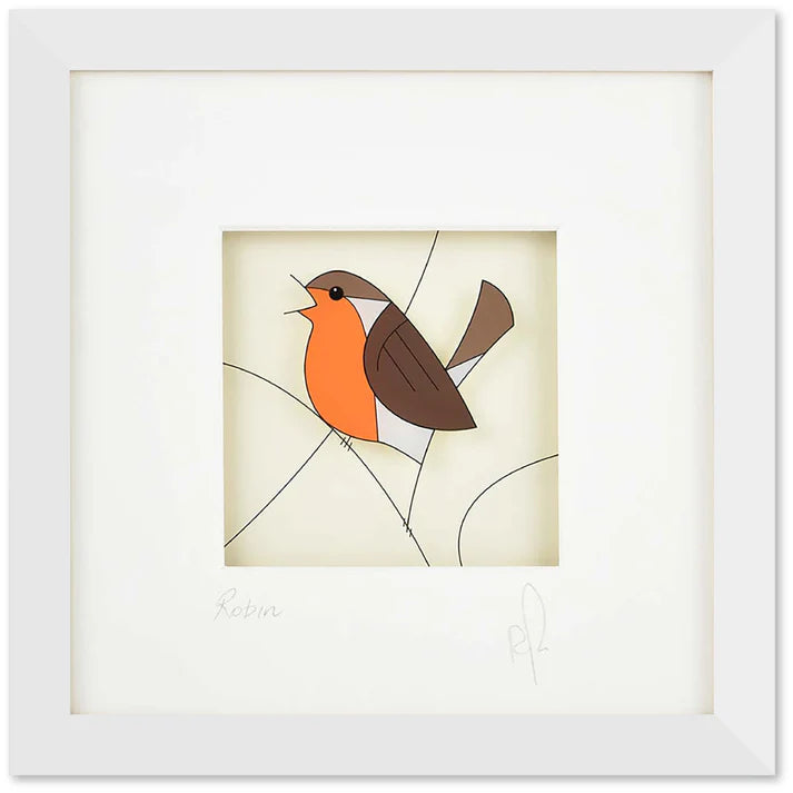 Black Hen Designs | Robin Framed Art