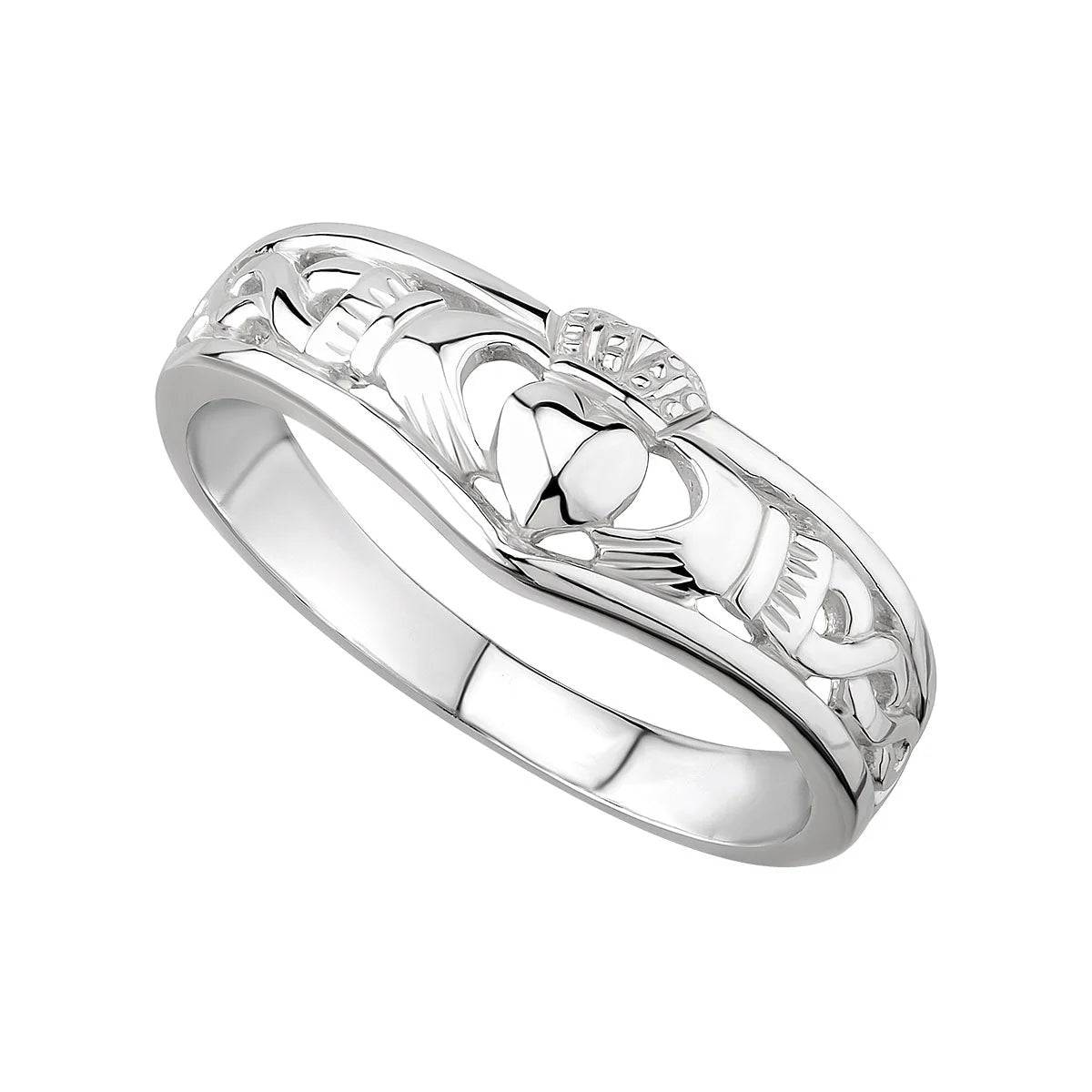 Claddagh Wishbone Ring