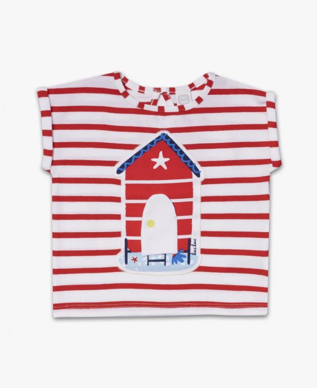 Tuc Tuc | Beach Day T-Shirt | Red / White