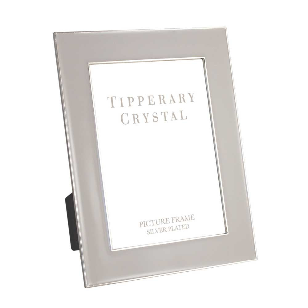 Tipperary Crystal Grey and Silver Frame 5x7