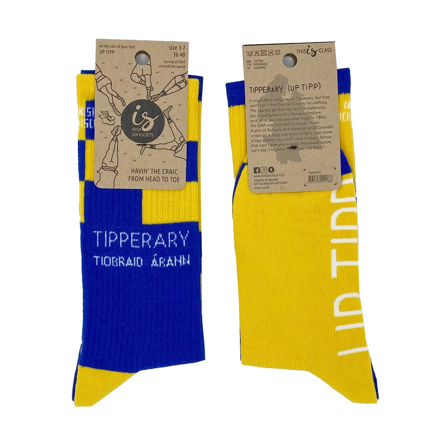 Irish Sockciety Tipperary Socks - Up Tipp