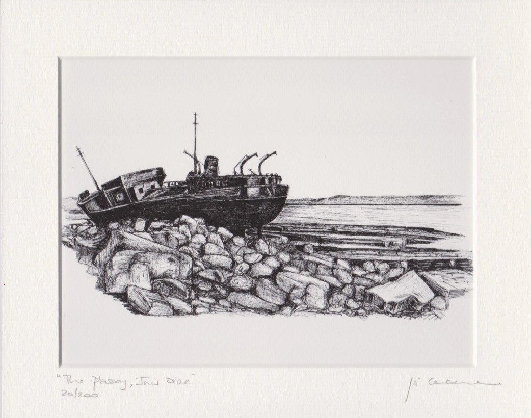 Fiona Concannon | The Plassey Inis Oírr - Unframed