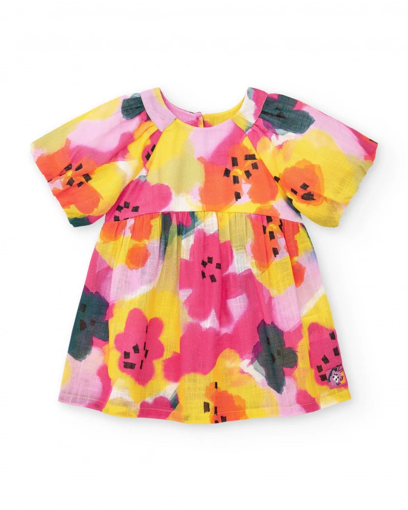 Tuc Tuc Pattern Dress