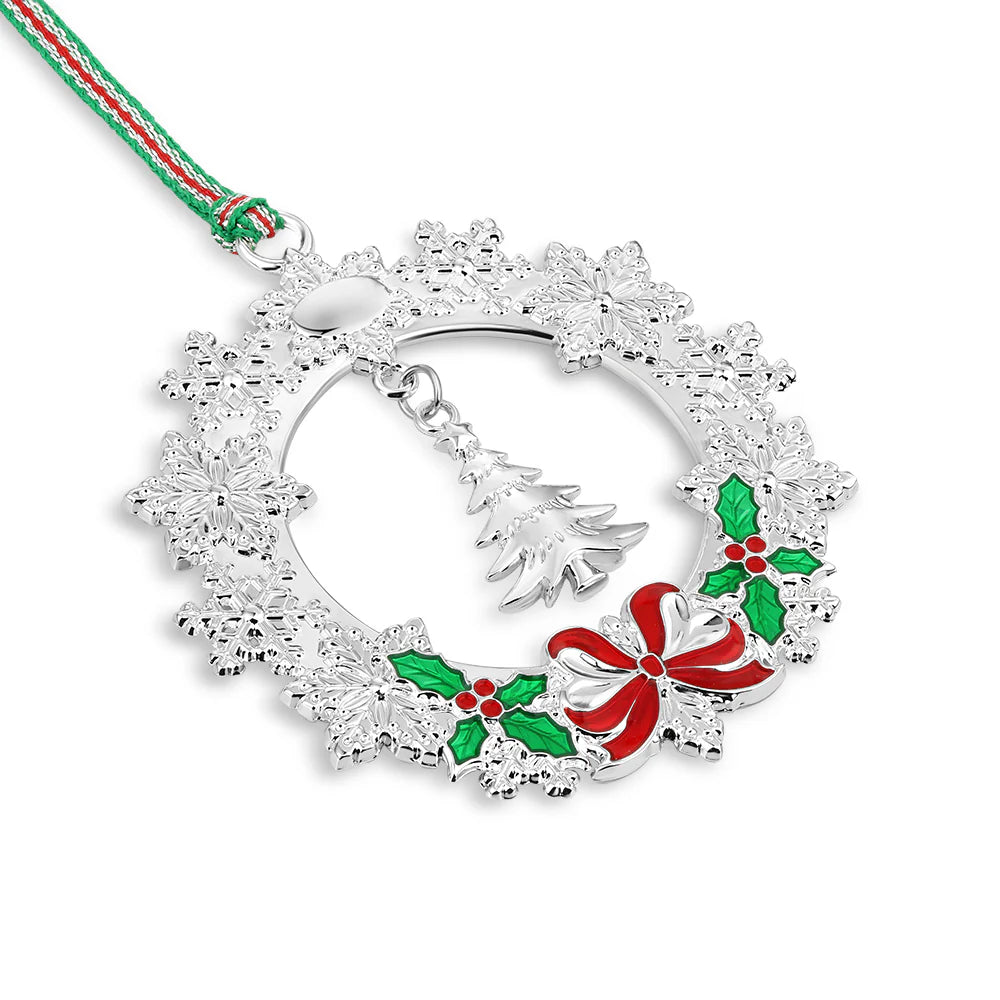 Newbridge Silverware Wreath With Tree Decoration