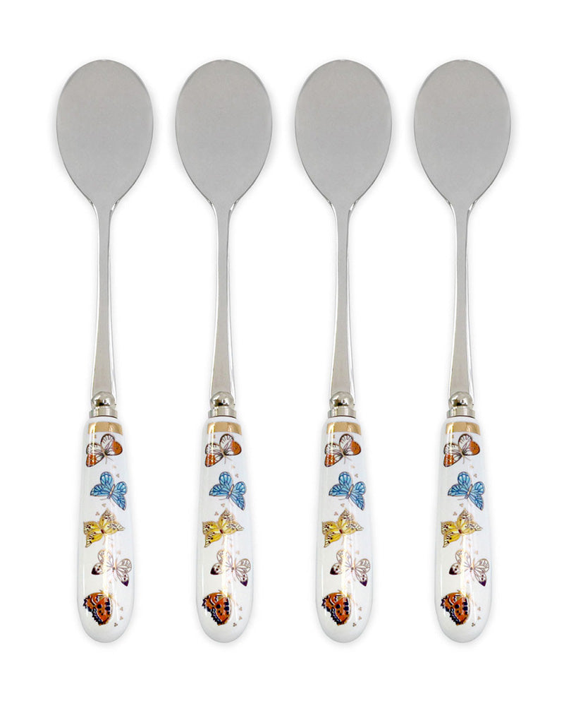 Tipperary Crystal Butterfly Desert Spoon Set Of Four