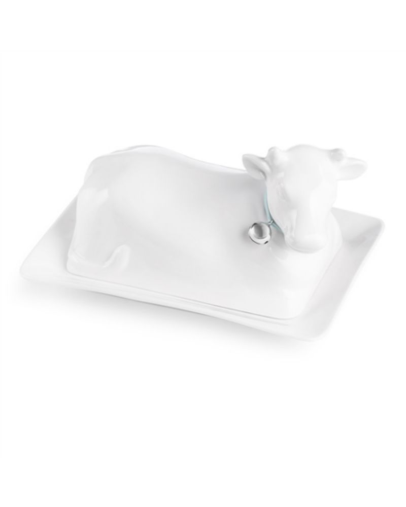 Newbridge Silverware | Whiteware Cow Butterdish