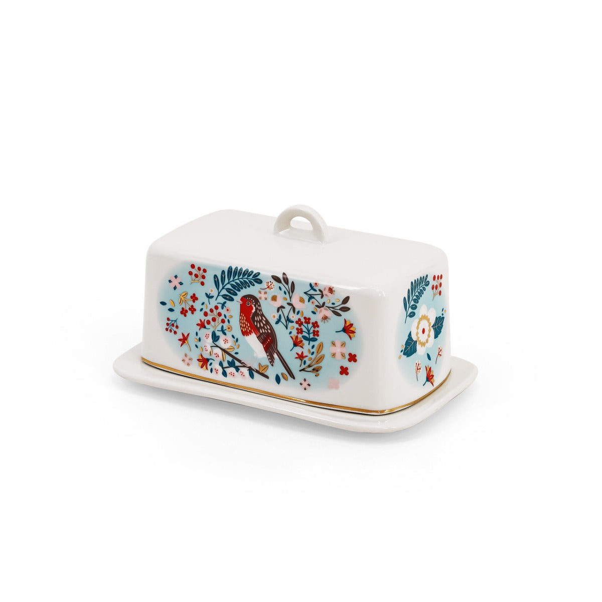 Tipperary Crystal | Birdy Butter Dish