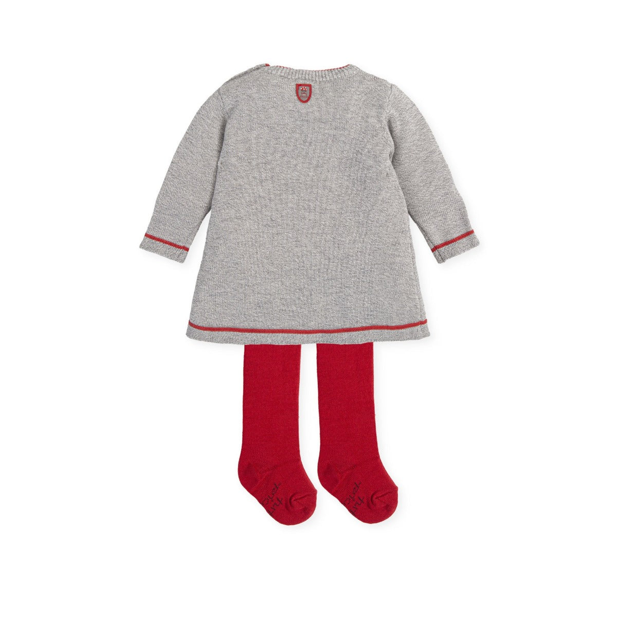 Tutto Piccolo | Dress With Tights - Grey