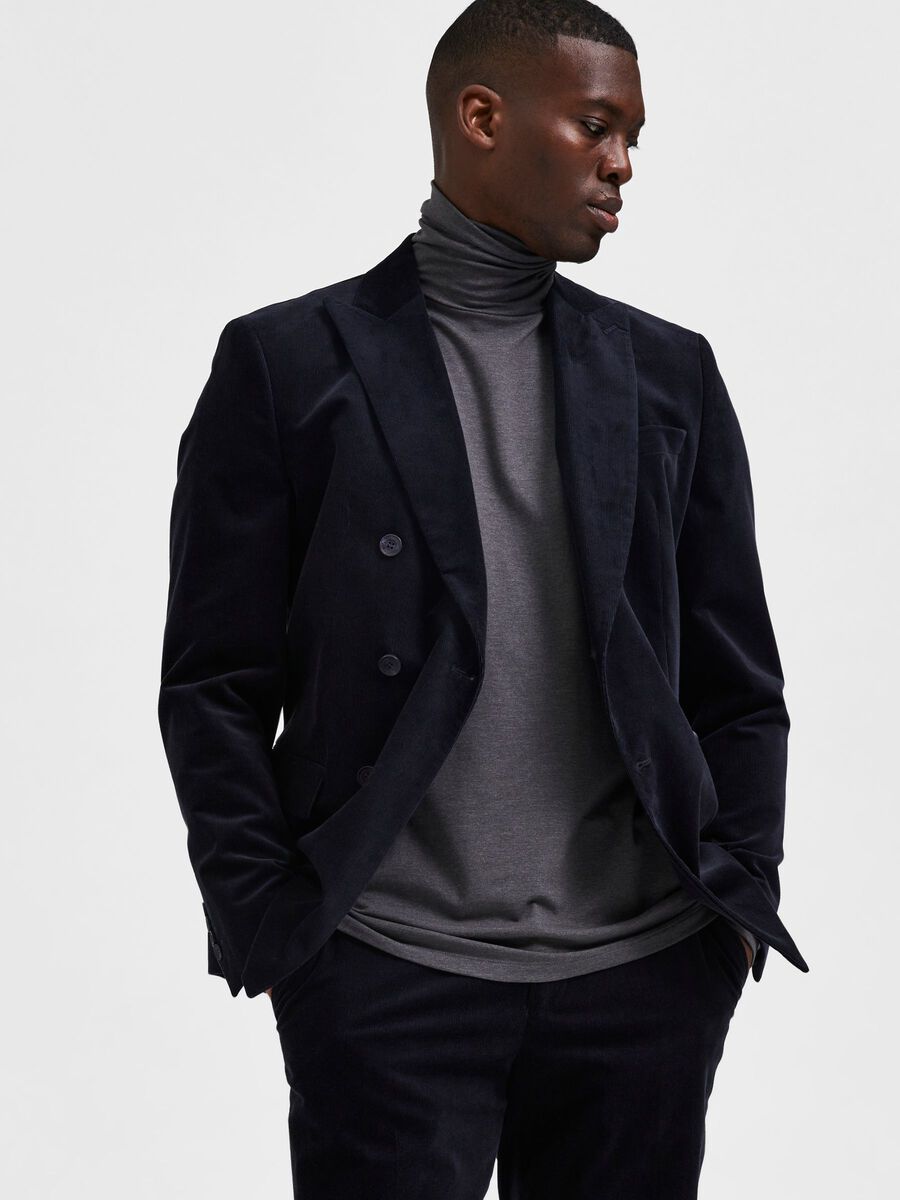 Selected Homme | Rory Roll Neck Sweater - Dark Grey