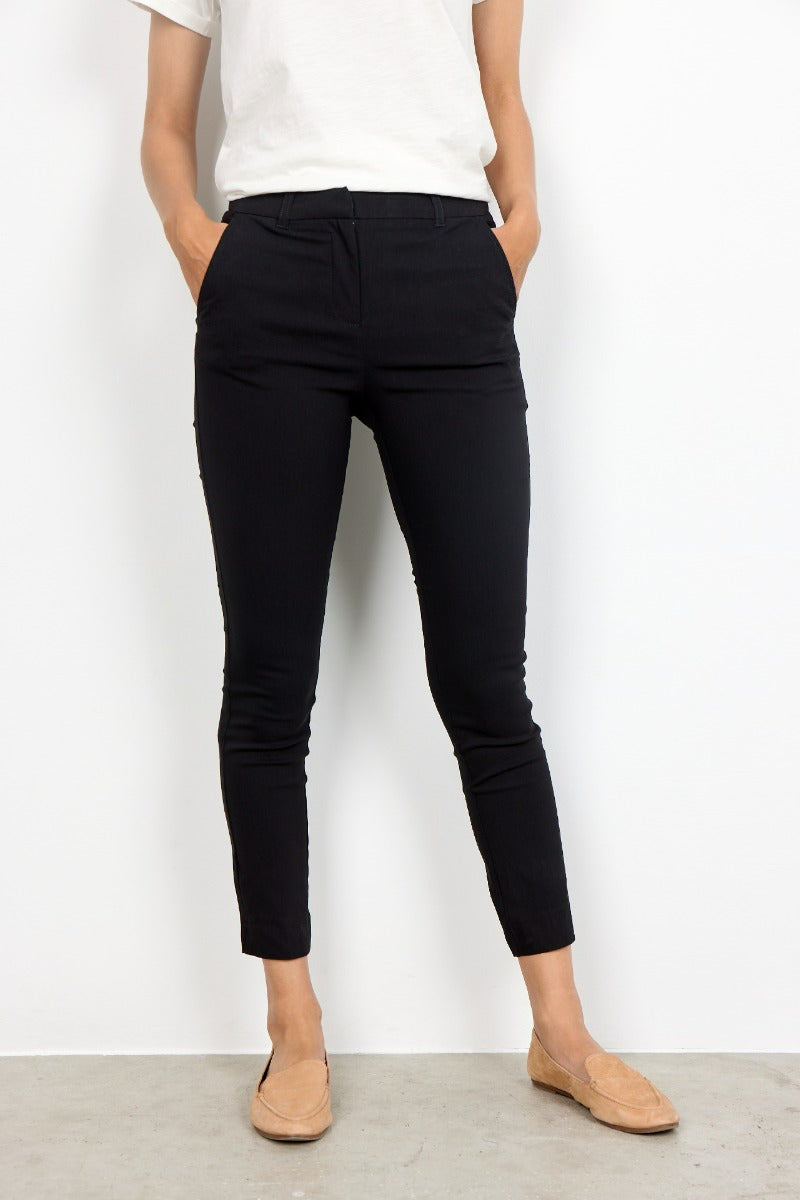 Soya Concept | Lily Slim Trousers -Black