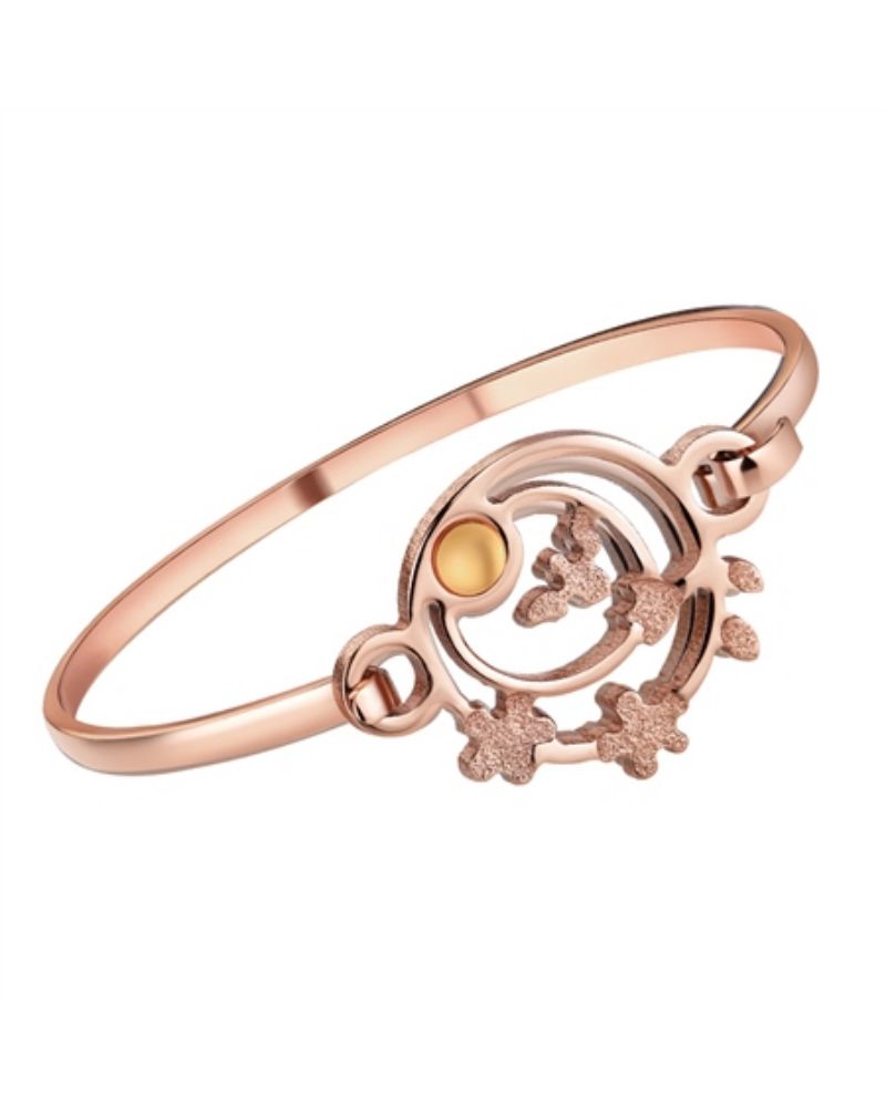 Newbridge Silverware | Ariel Rose Gold Bangle