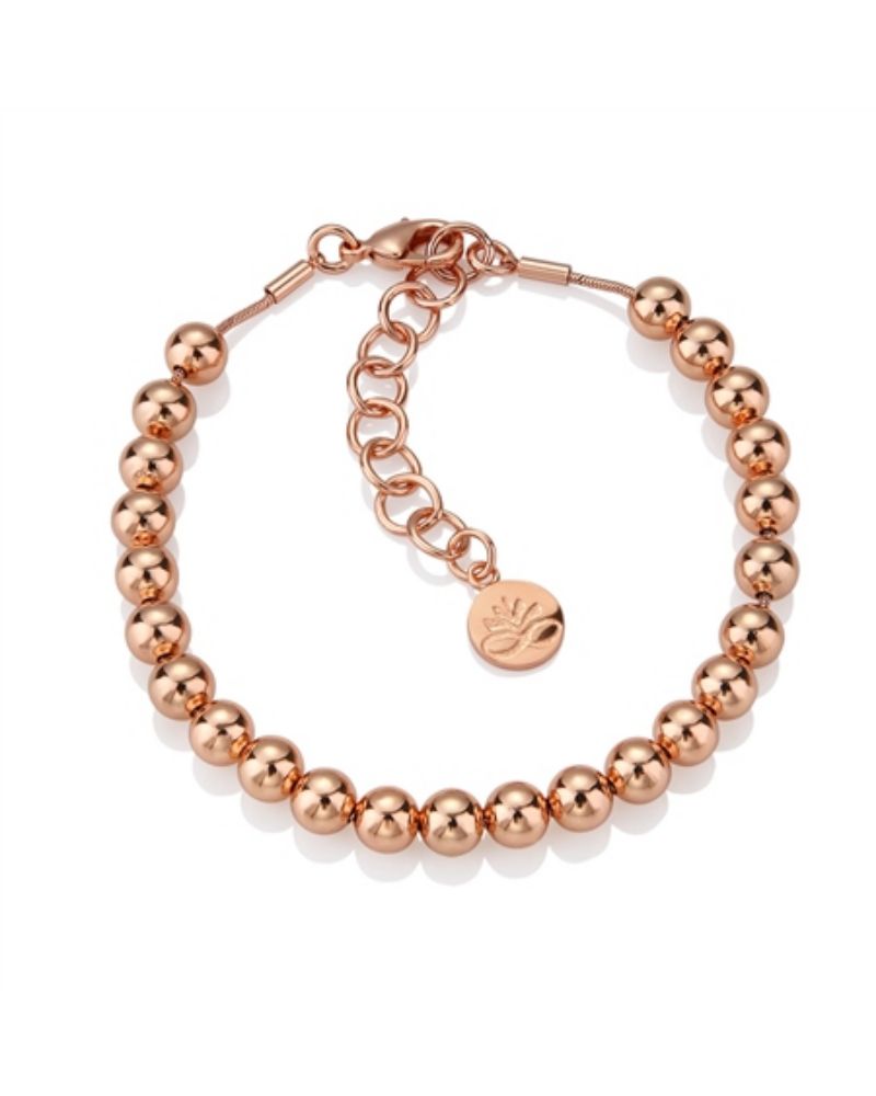 Newbridge Silverware | RG Sml Bead Bracelet