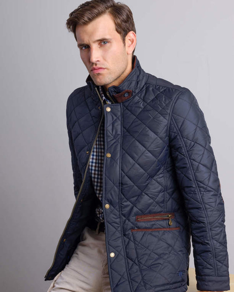 Vedoneire | Men's Quilted Jacket-Navy