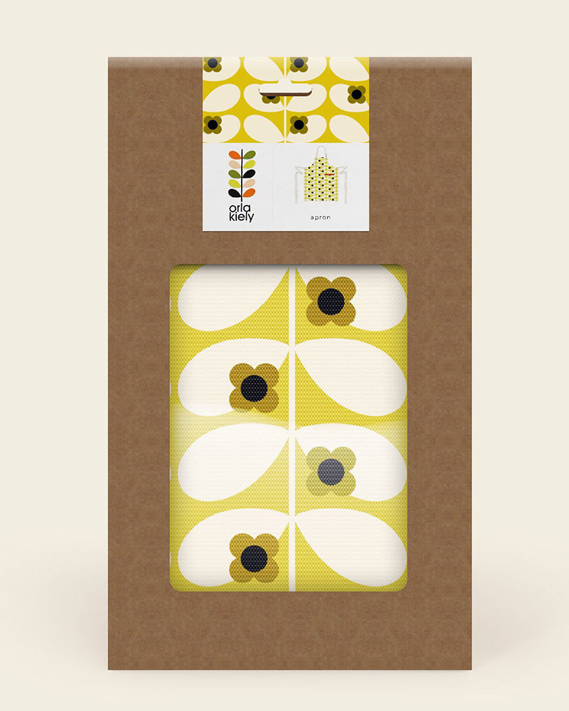 Orla Kiely | Wild Rose Stem Apron -Yellow