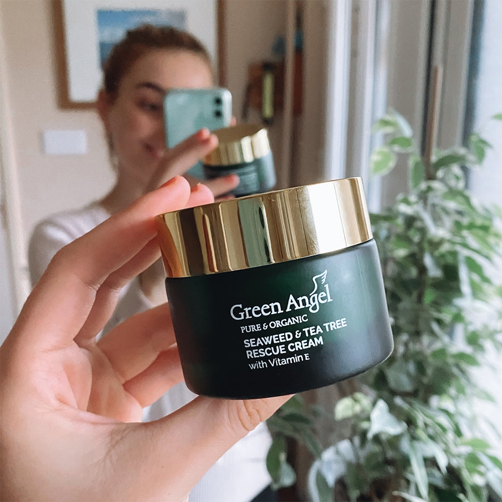 Green Angel , Seaweed & Tea Tree Rescue Cream