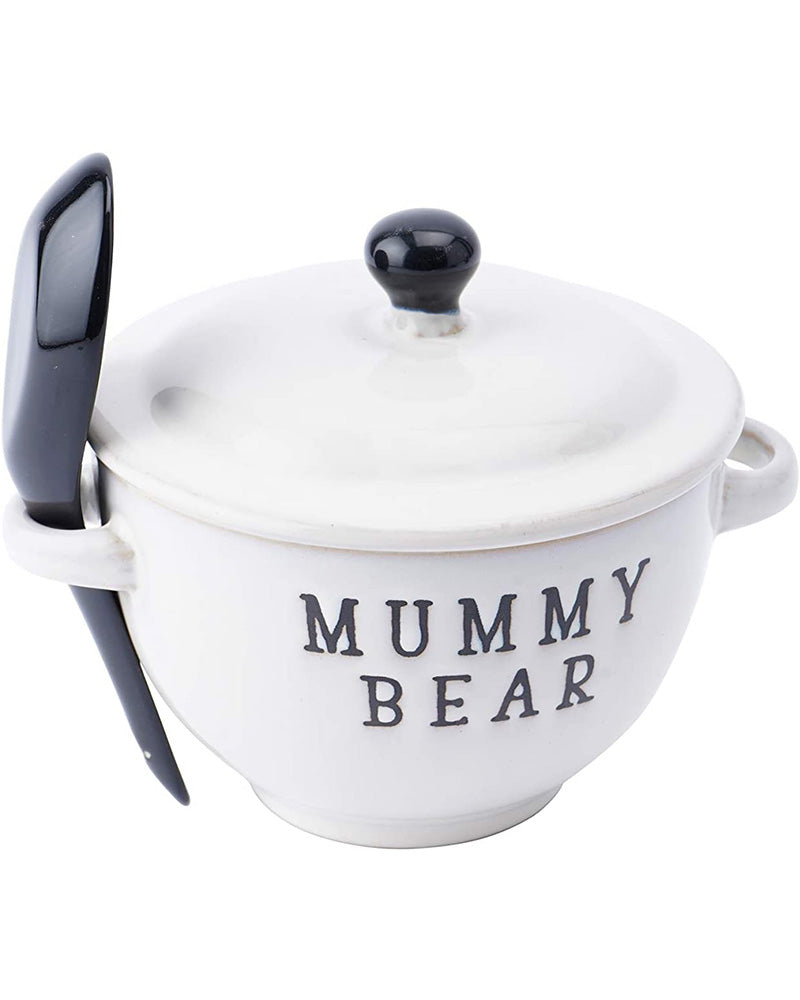 Mummy Bear Porridge Bowl With Spoon Set