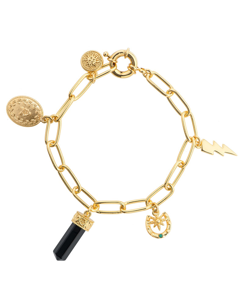 Newbridge Silverware Bracelet with Charms