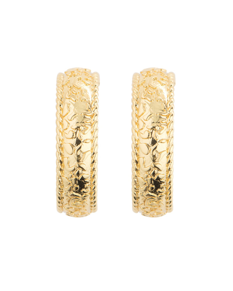 Newbridge Silverware Gold Plated Hoop Earrings