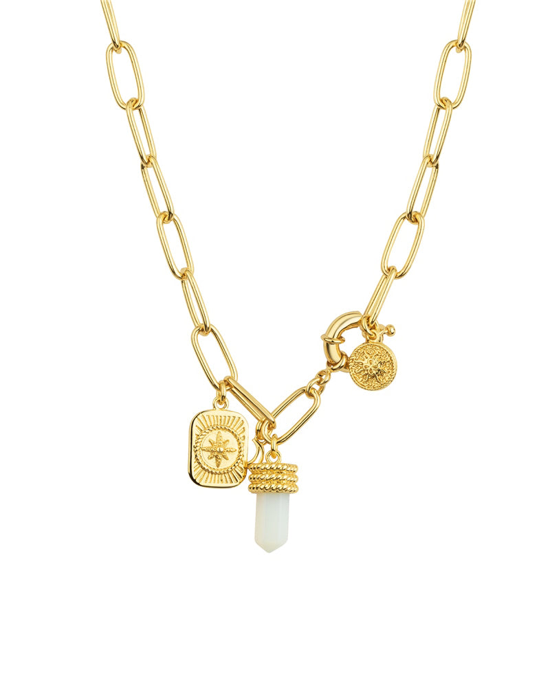 Newbridge Silverware | Amy Huberman Necklace With Opalite Charm