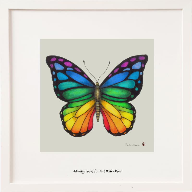 Belinda Northcote | Always Look for the Rainbow Mini Framed Art