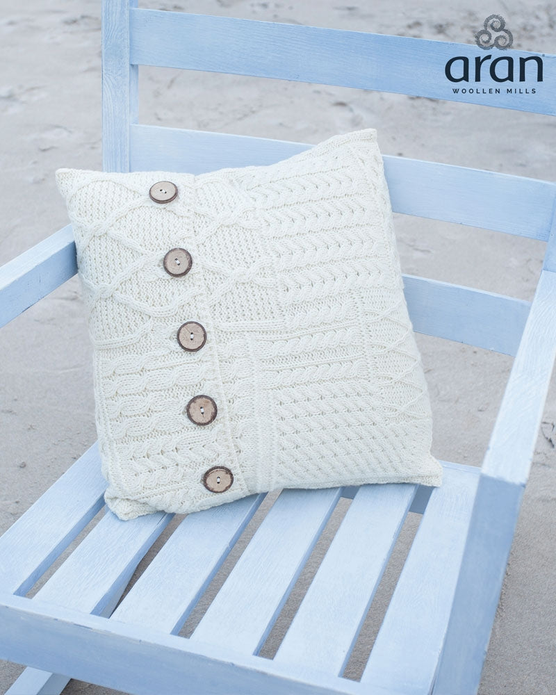 Aran Cushion Cover , Natural