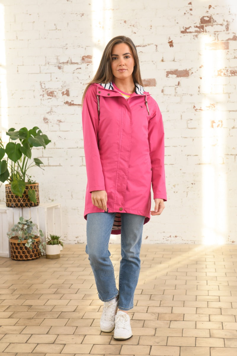 Lighthouse | Beachcomber Jacket Long | Azalea Pink