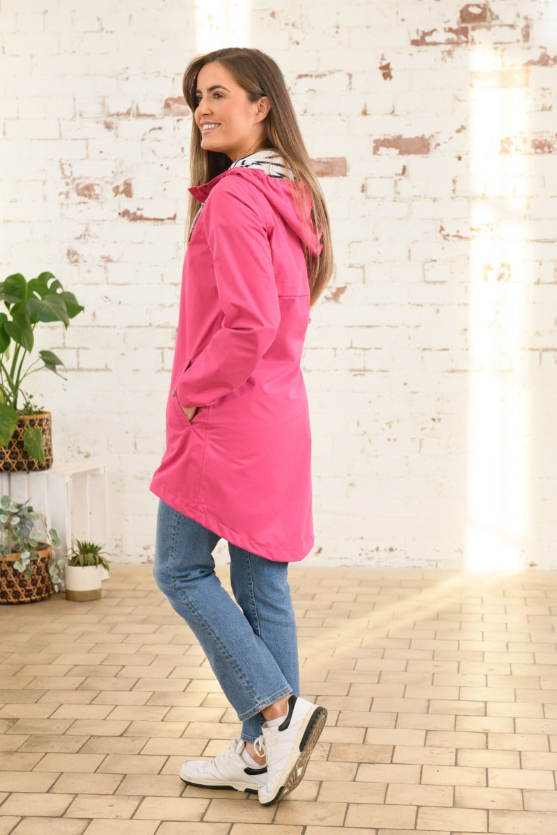 Lighthouse | Beachcomber Jacket Long | Azalea Pink