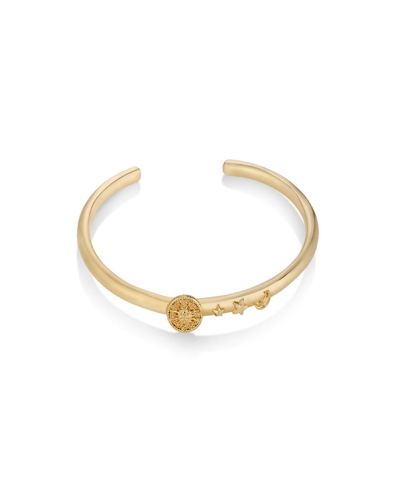 Newbridge Silverware Sun and Moon and Stars Bangle