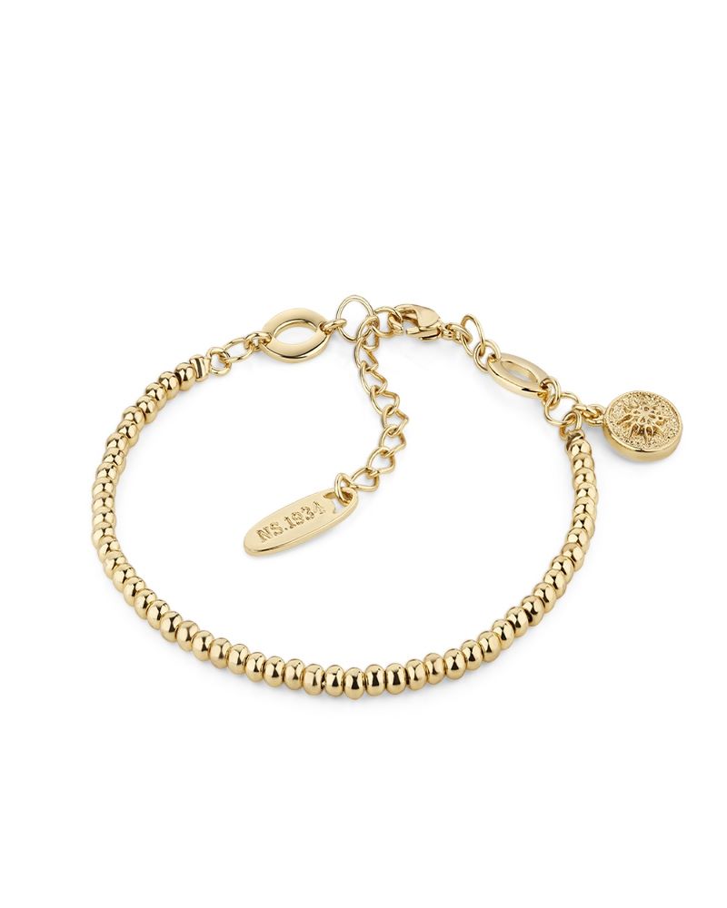 Newbridge Silverware Gold Beaded Bracelet
