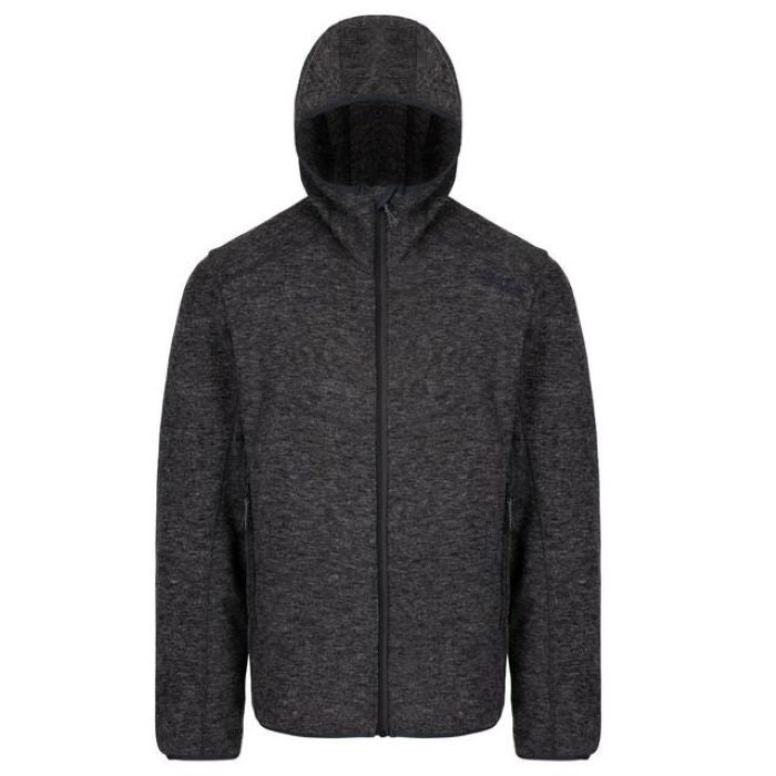Regatta | Luzon Hooded Wool Effect Fleece-Black