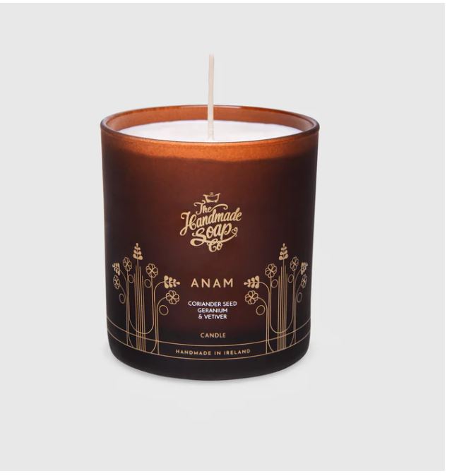 The Handmade Soap Company | ANAM Candle | Coriander Seed, Geranium and Vetiver