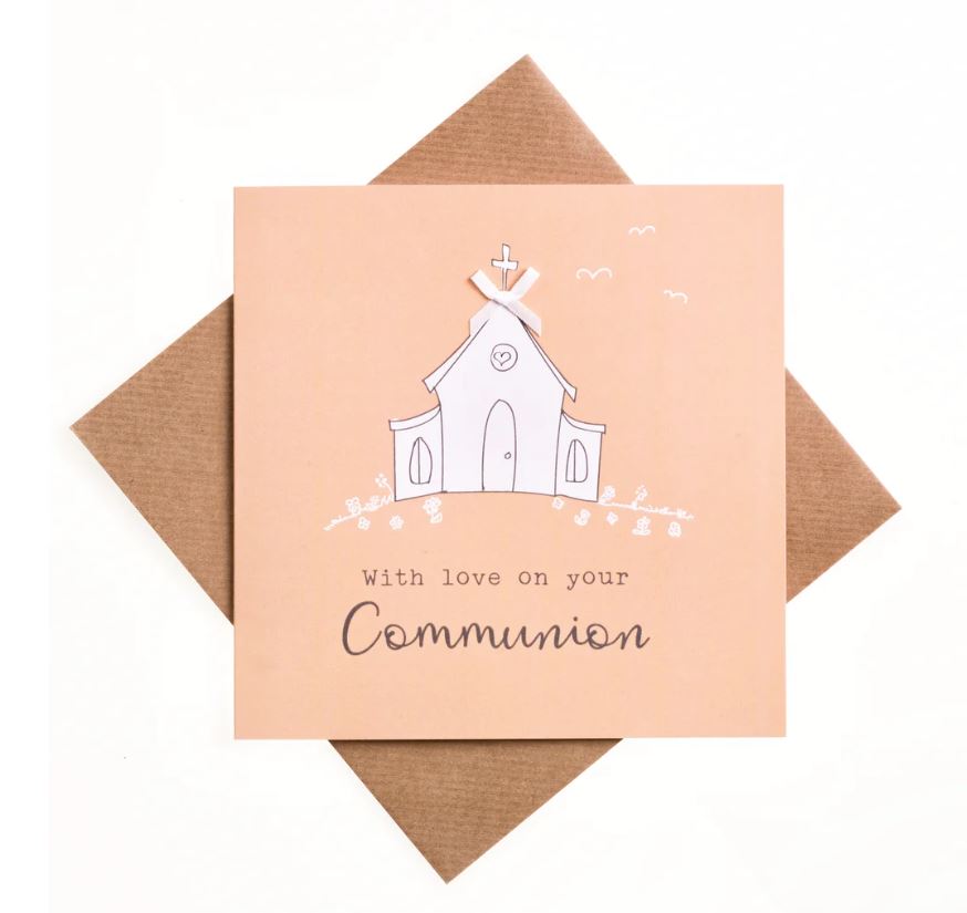 With Love On Your Communion Card | Little Paper Mill