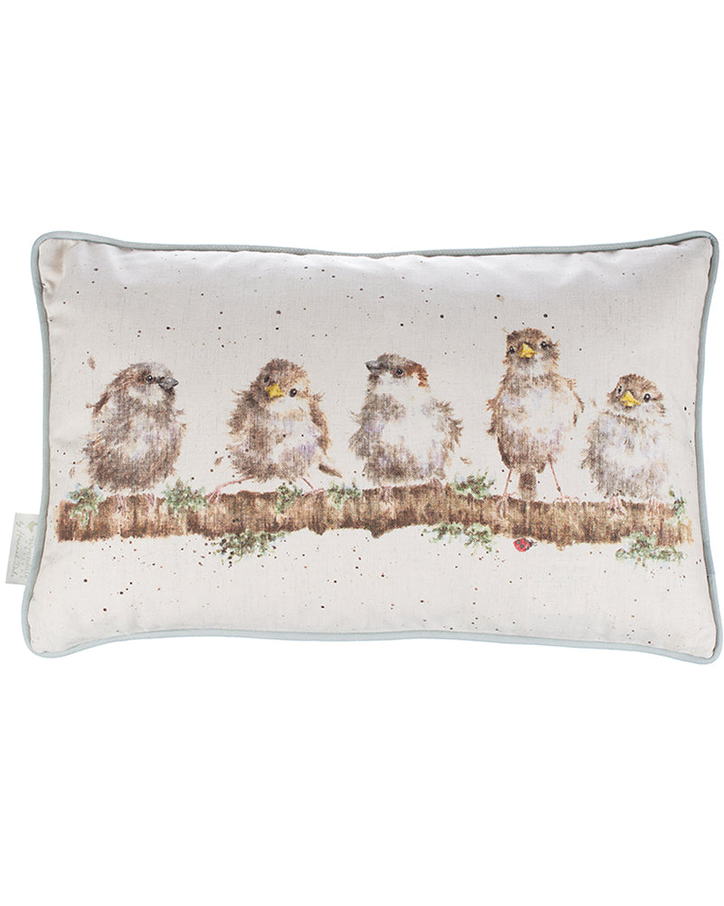Wrendale | Chirpy Chaps Cushion