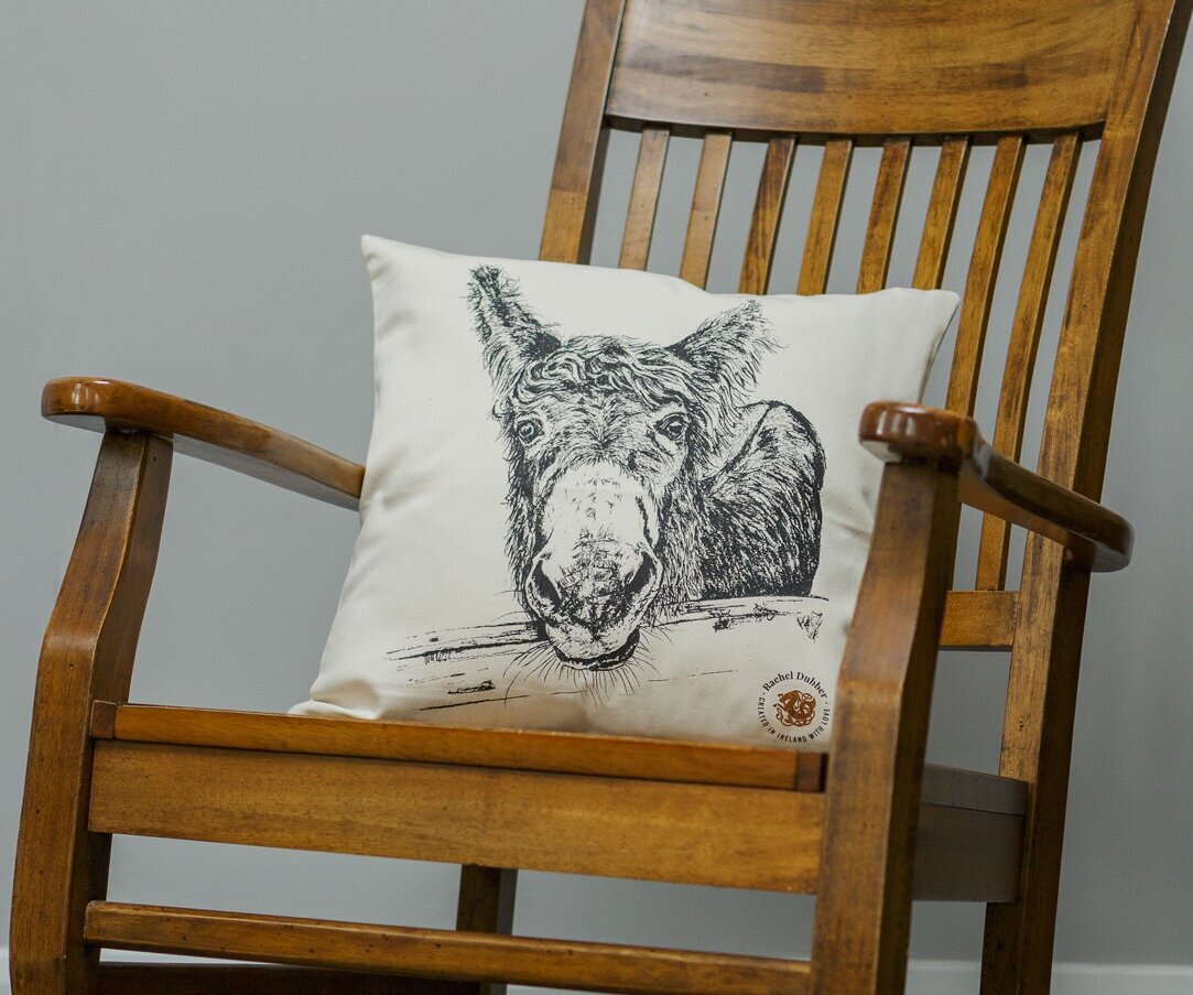 Rachel Dubber | M'asal Beag Dubh Cushion Cover