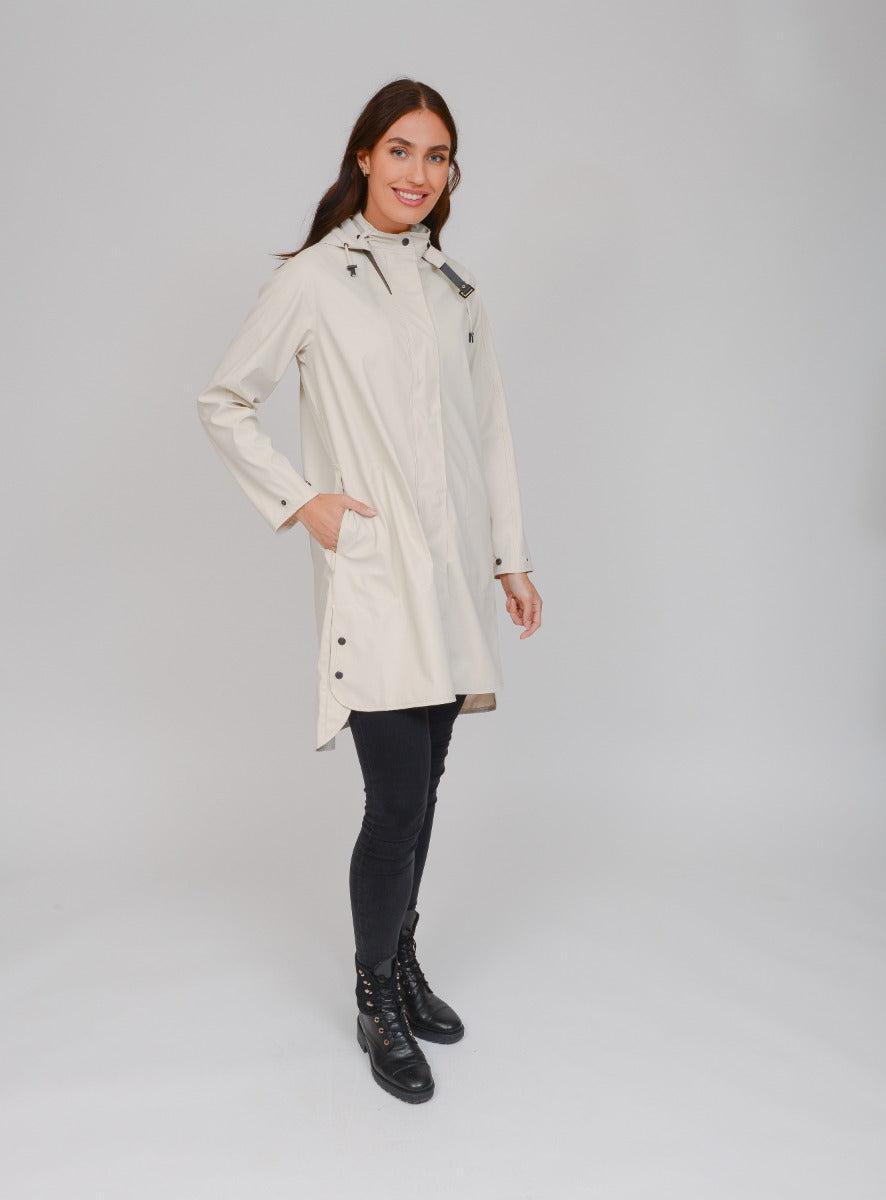 Ilse Jacobsen Rain71 Jacket , Milk Creme