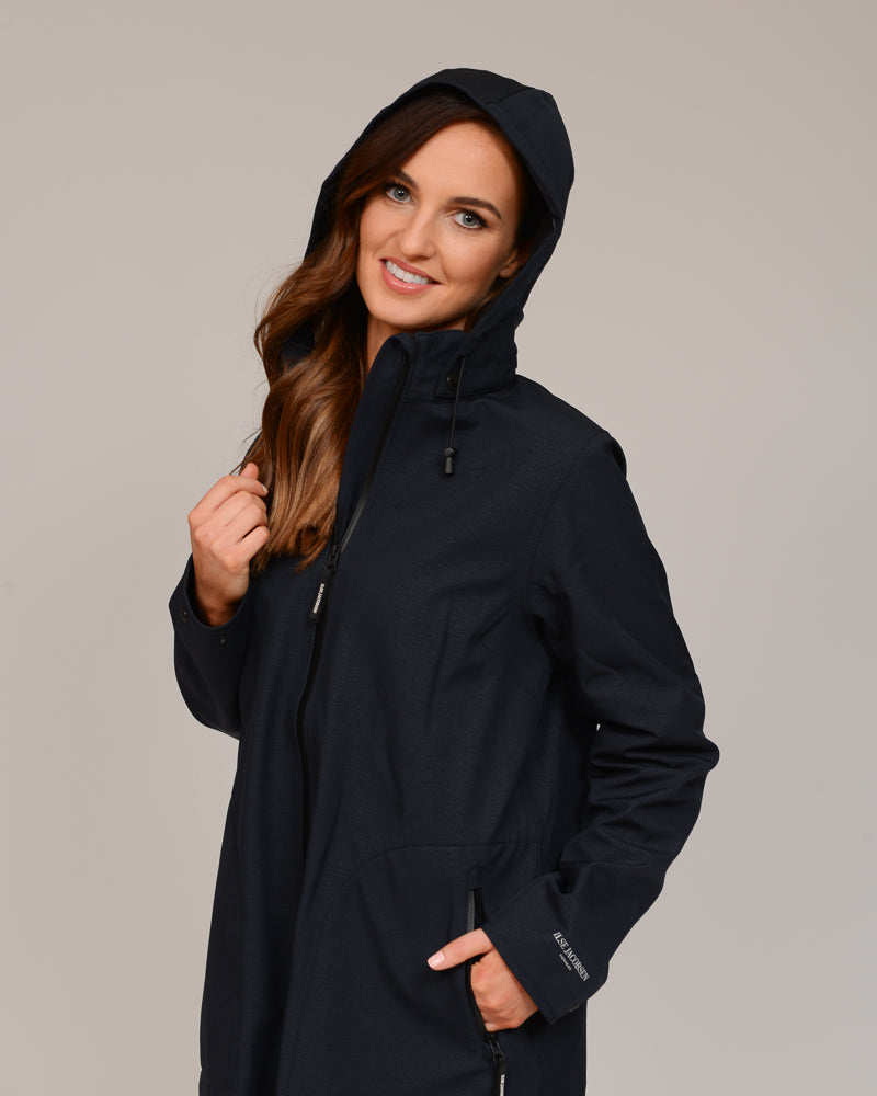 Ilse Jacobsen Rain128 Softshell Raincoat , Indigo