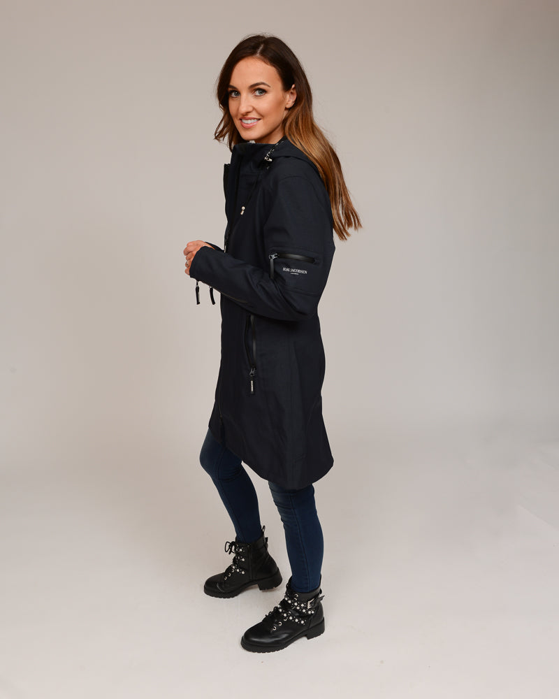 Ilse Jacobsen Rain7 Softshell Raincoat , Indigo